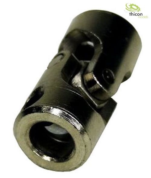 Thicon 20025 Universal joint made of steel, 6/6 mm x 23mm
