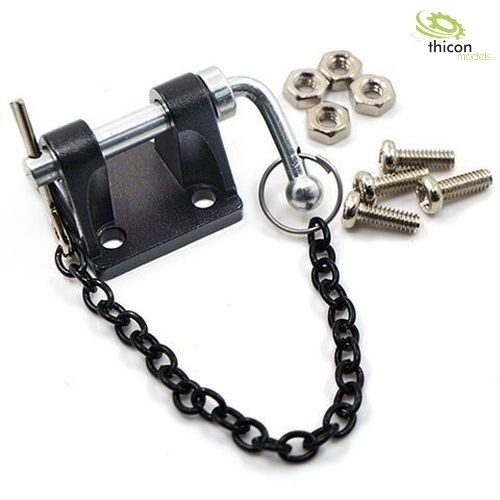 Thicon 20015 Metal hitch with bolts and retaining chain 1:10 / 1:14