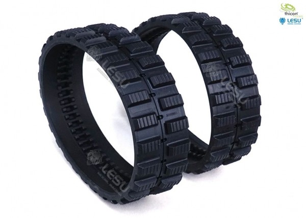 Thicon 58554 1:14 rubber tracks for skid steer loader 58510
