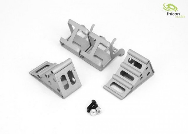 Thicon 50276 1:14 wheel chock set V2A with holder for fenders