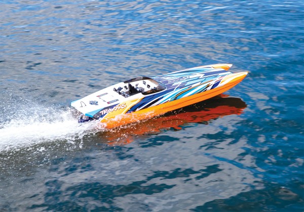 Traxxas 57046-4ORNGX DCB M41 Orange-X 40Zoll w/o battery/charger BL-Catamaran-Speed-Boat Brushless
