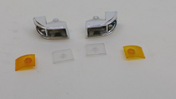 Headlamp inserts and lenses for Robbe Scania