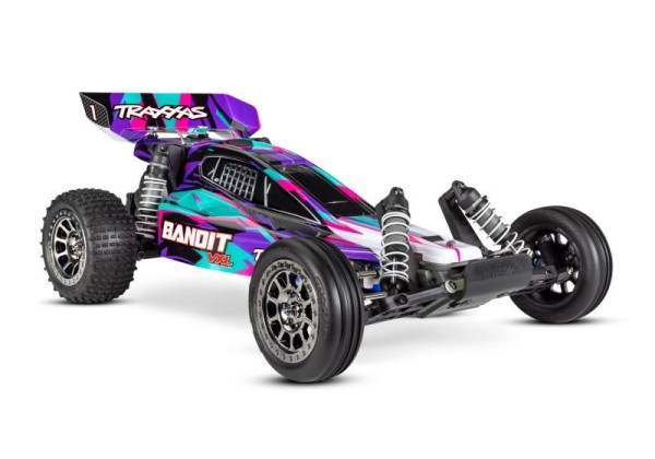 Traxxas 24076-74PRPL Bandit VXL purple 1/10 2WD Buggy RTR Brushless, TSM, w/o battery and charger