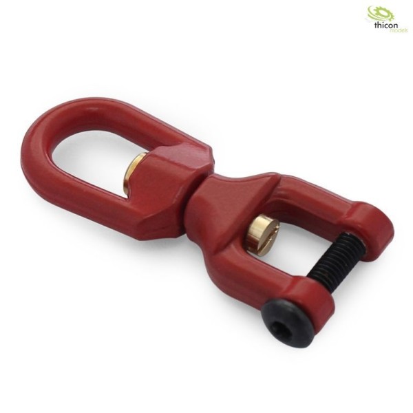 Thicon 20126 1:10 double shackle with joint red metal