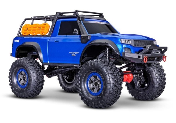 Traxxas 82044-4BLUE TRX-4 Sport High Trail m-blue 1/10 Scale-Crawler RTR Brushed w/o battery/charger
