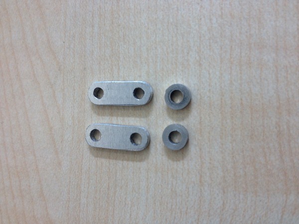mounting parts for Tamiya front axle (4 pieces)