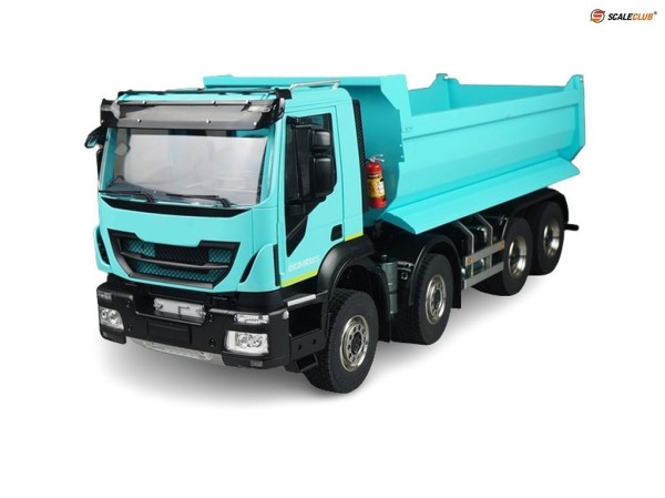 Thicon 55065 1:14 Stralis blue 8x8 rear tipper RTR with FlySky FS-i6S ScaleClub