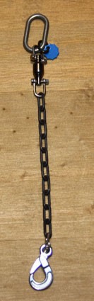 Tönsfeldt 030175 control chain for construction machine with LH whirl galvanized