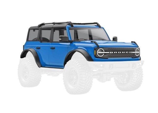 Traxxas 9711-BLUE Body, Ford Bronco, complete, blue