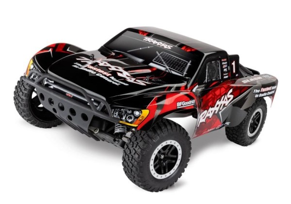 Traxxas 58076-74 Slash VXL rot BL 2.4GHz +TSM w/o battery/charger 1/10 2WD Short Course Racing Truck Brushless