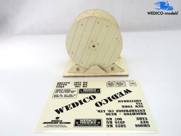 Wedico 2306 Cable drum made of wood, kit
