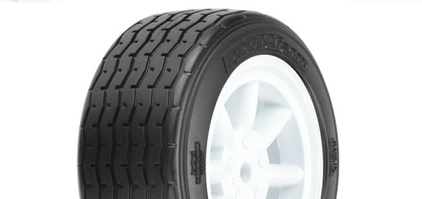 Pro-Line 10140-17 VTA tires 26mm in front on rims white 12mm (2) PROTOform 1/10 touring car