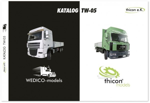 Thicon 90009 Catalog TW-05 thicon-models / WEDICO-models DE