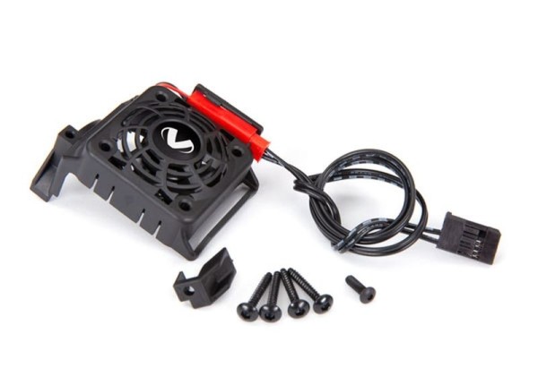 Traxxas 3456 Cooling fan kit (with shroud) (fits #3351R and #3461 motors)