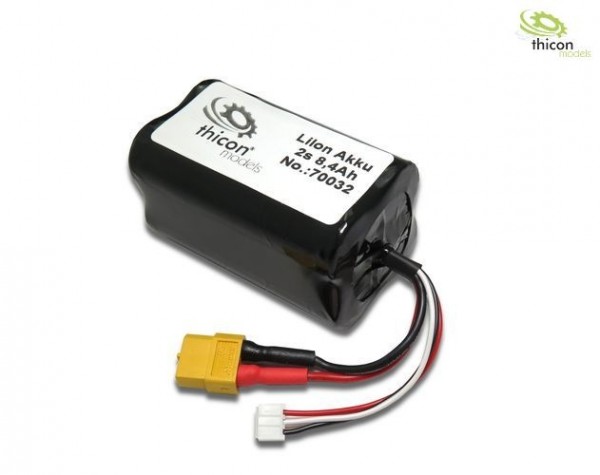 Thicon 70032 Driving battery 7,4V 8.4Ah LiIon with XT60 connector