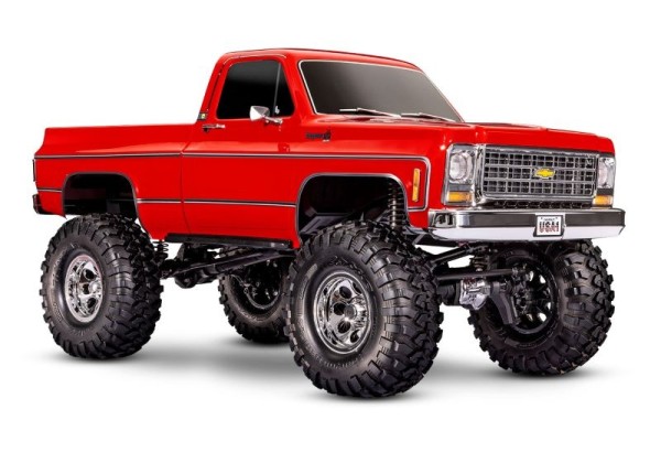 Traxxas 92056-4RED TRX-4 Chevy K10 High-Trail rot RTR o. Akku/Lader 1/10 4WD Scale-Crawler Brushed
