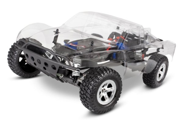 Traxxas 58014-4 Slash Kit 1/10 2WD Short-Course Racing-Truck Bausatz mit Elektronik, ohne Akku und L