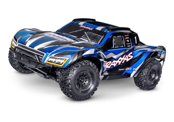 Traxxas 102076-4BLUE MAXX-SLASH 6S 4x4 blue 1/8 Short-Course-Truck RTR Brushless, ex battery/charger