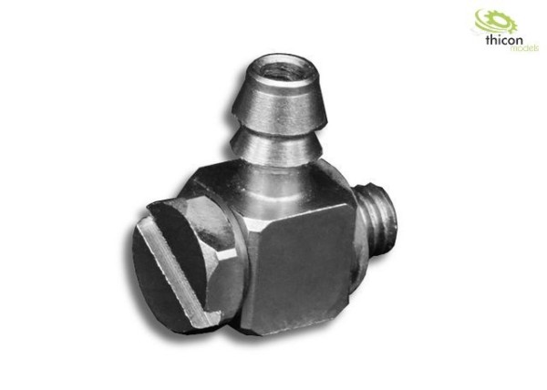 Thicon 56019 Hydraulic connection nipple angled M3 for 4mm hose