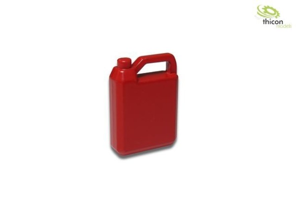 Thicon 20108 Oil canister 4L made of metal, red