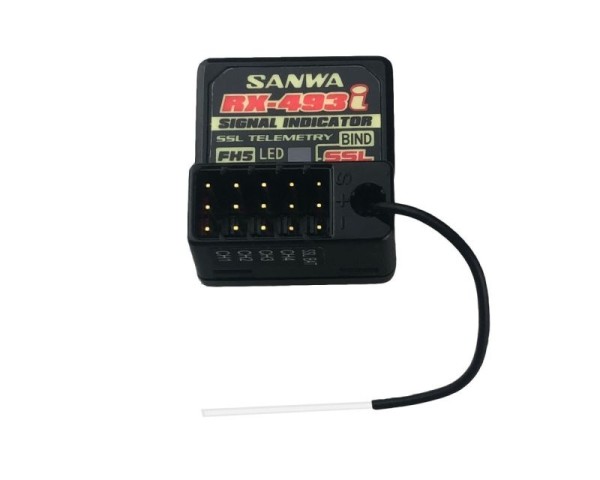 Sanwa 107A41376A RX-493i SUR-SSL receiver HD-version water proof SANWA SURFACE CH4 2.4GHz FH5 UltraResponseMode