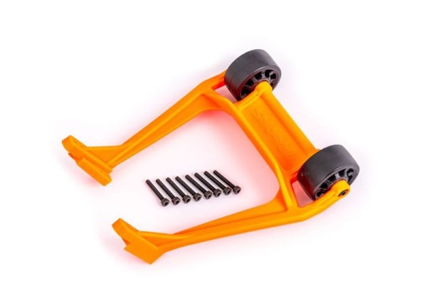 Traxxas 9576T Sledge Wheelie bar, orange (assembled)