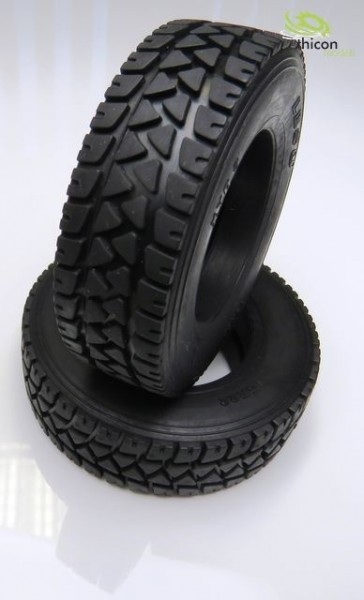 Thicon 60031 1:16 terrain tires wide 2 pieces