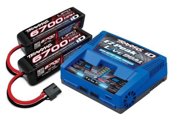 Traxxas 2997G Battery/Charger pack inckludes 1x 2973 and 2x 2890X